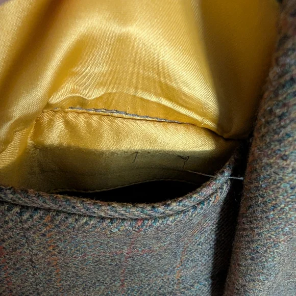 Chrysalis *RARE* Made In England Tweed Wool Luxury Over Coat Women's UK 14/US 10 - Picture 14 of 16